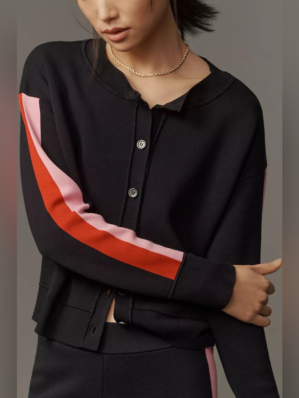 NWT Size S - Anthropologie Maeve Side-Stripe Cardigan (NWT US$ 98)